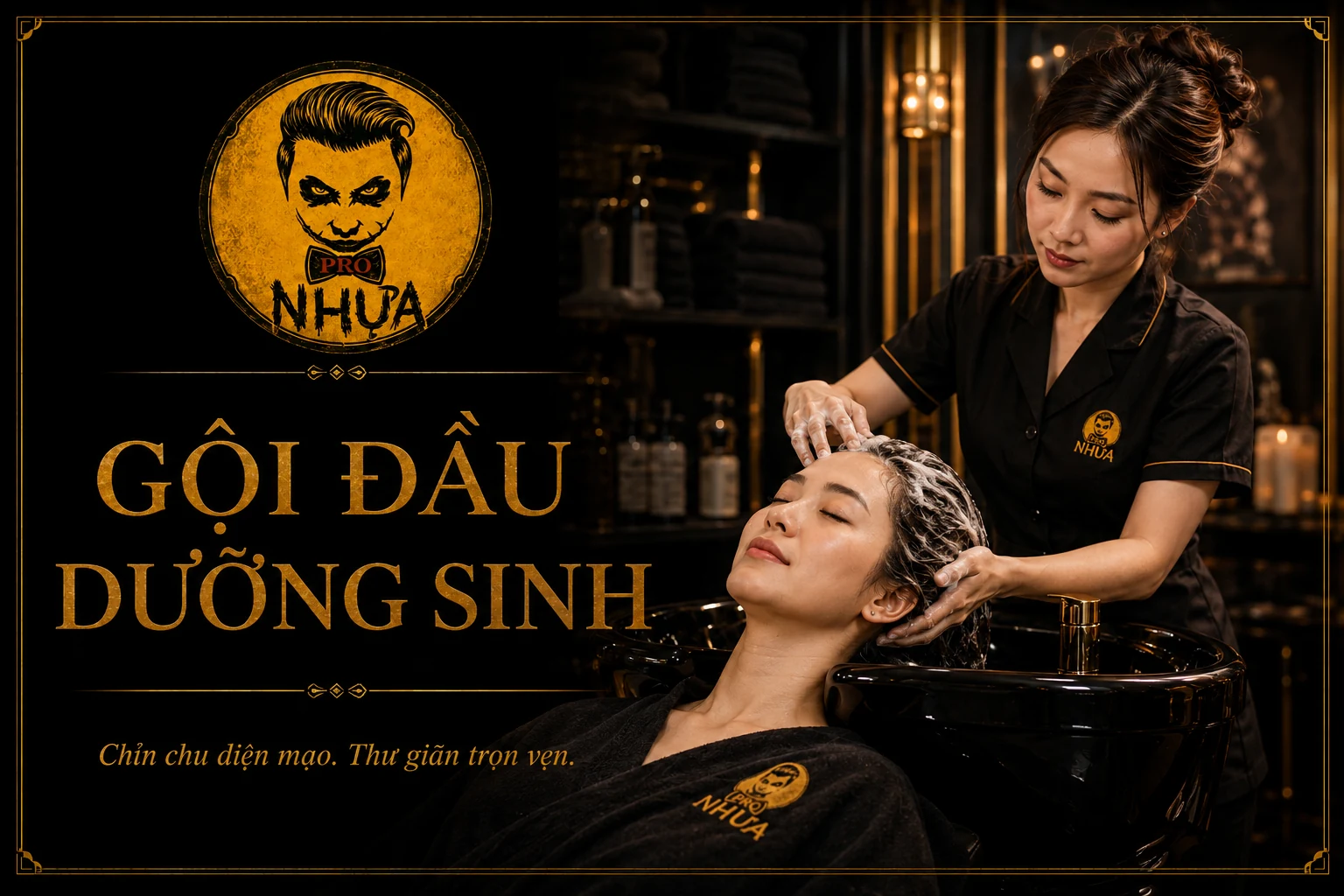 Gội đầu dưỡng sinh tại Nhựa Pro