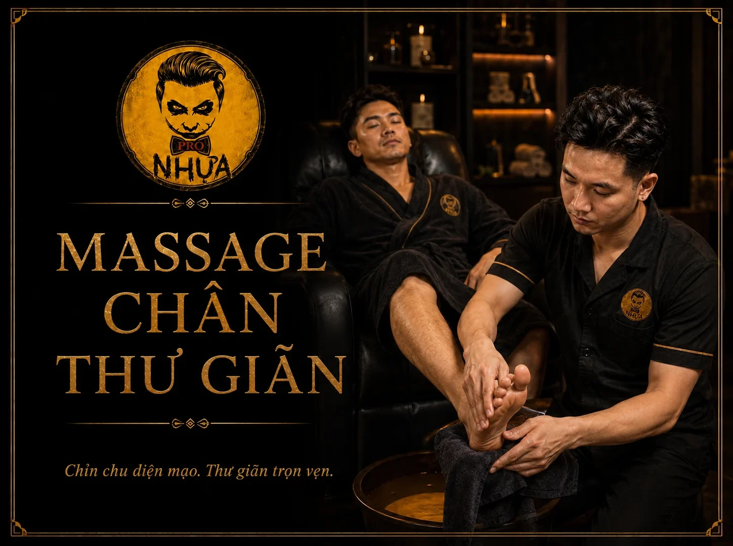 Massage chân thư giãn tại Nhựa Pro