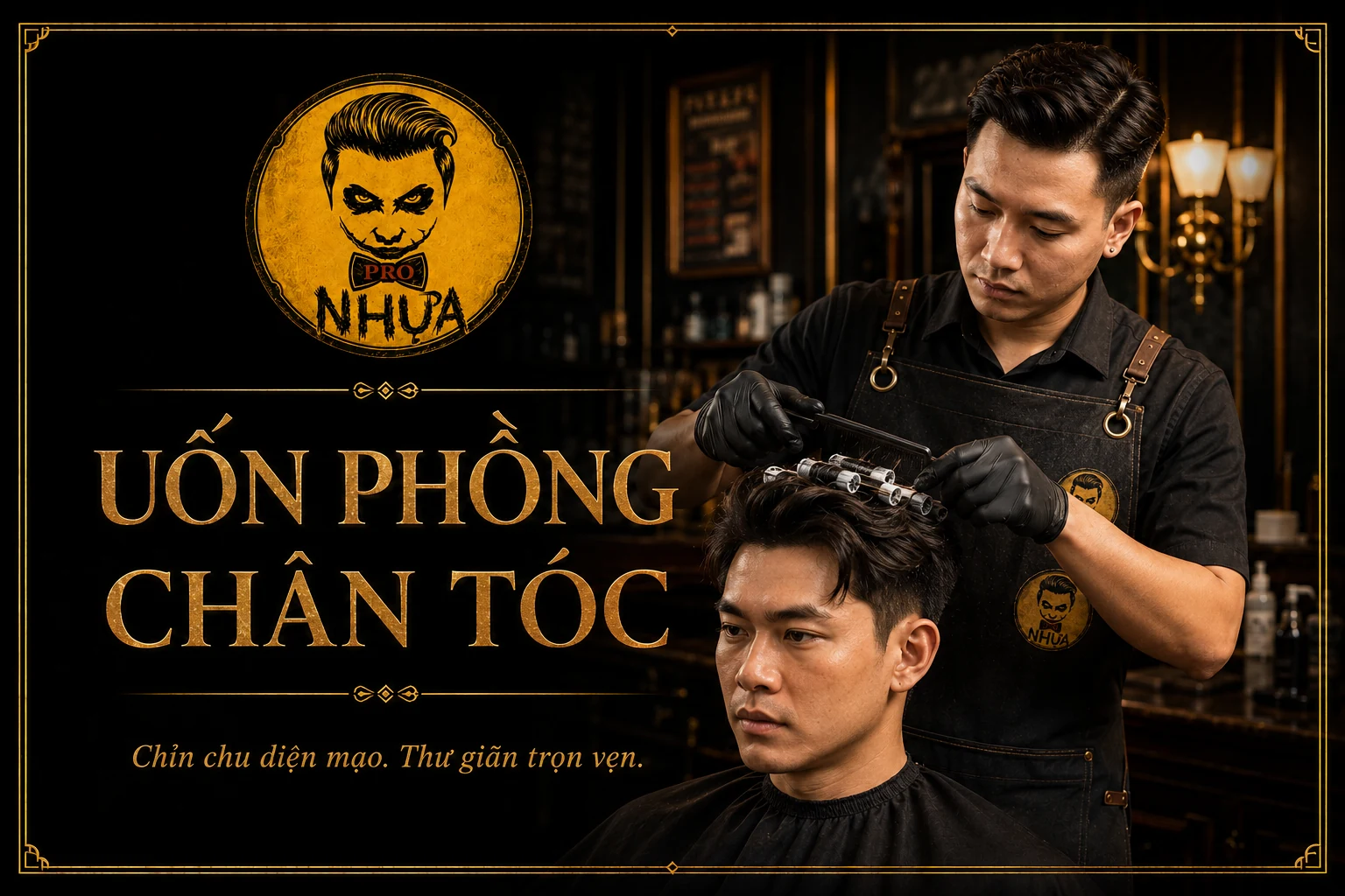 Uốn phồng chân tóc tại Nhựa Pro